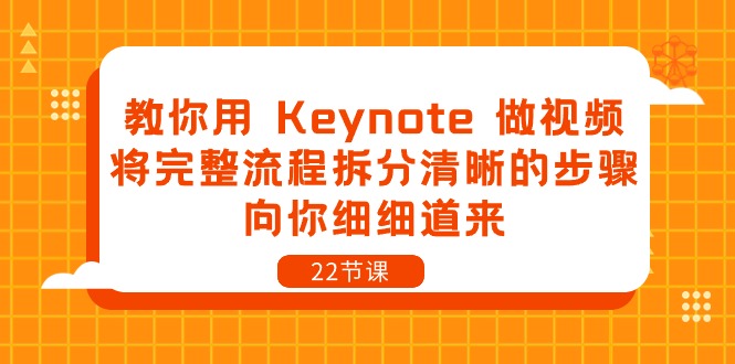 教你用 Keynote 做视频，将完整流程拆分清晰的步骤，向你细细道来插图