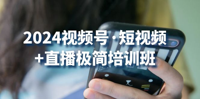 2024视频号·短视频+直播极简培训班：抓住视频号风口，流量红利插图