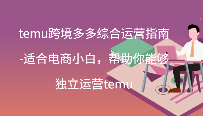 temu跨境多多综合运营指南-适合电商小白，帮助你能够独立运营temu(44节)插图