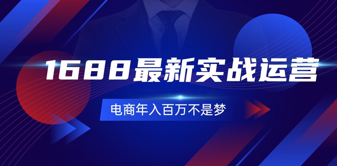 1688最新实战运营 0基础学会1688实战运营，电商年入百万不是梦-131节插图